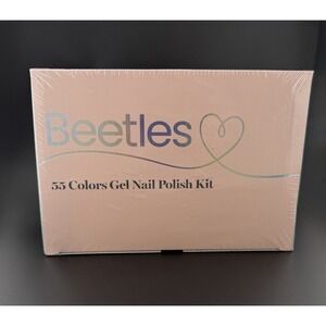 New Beetles 61-piece, 55 Colors Gel Nail Polish Kit, Sealed